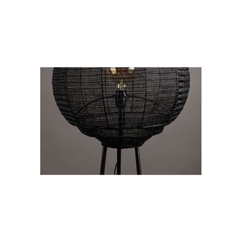 Tripod Floor Lamp, Black, Black