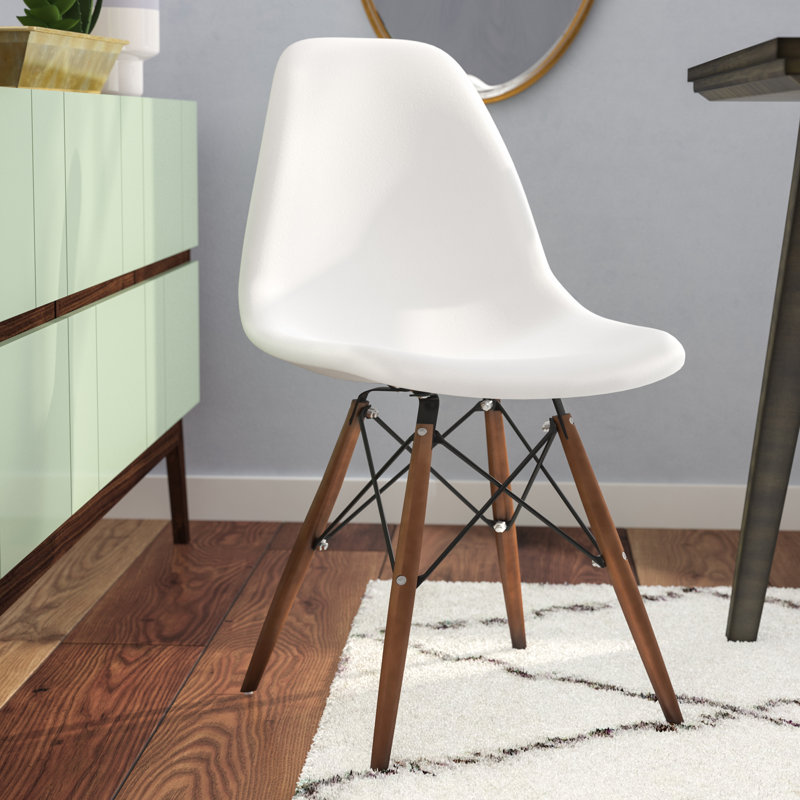 Wrenshall 17.7'' H Side Chair, White/Natural