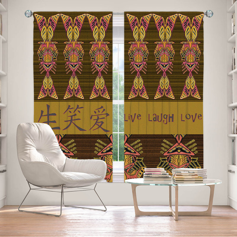 Rideau en polyester, L 40 po x L 82 po