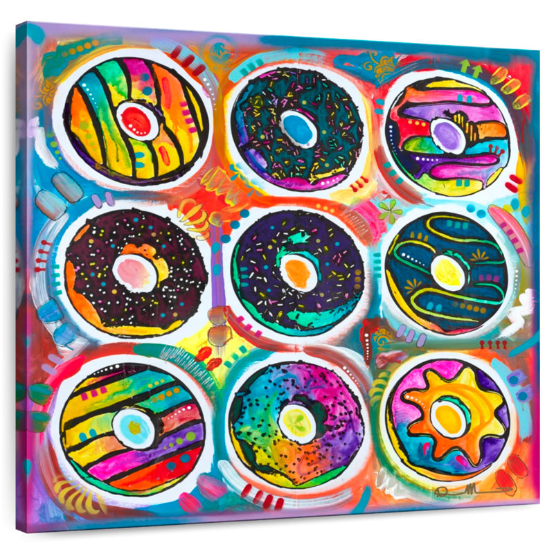 Yarlin Doughnuts Patterns, 24" H x 24" W