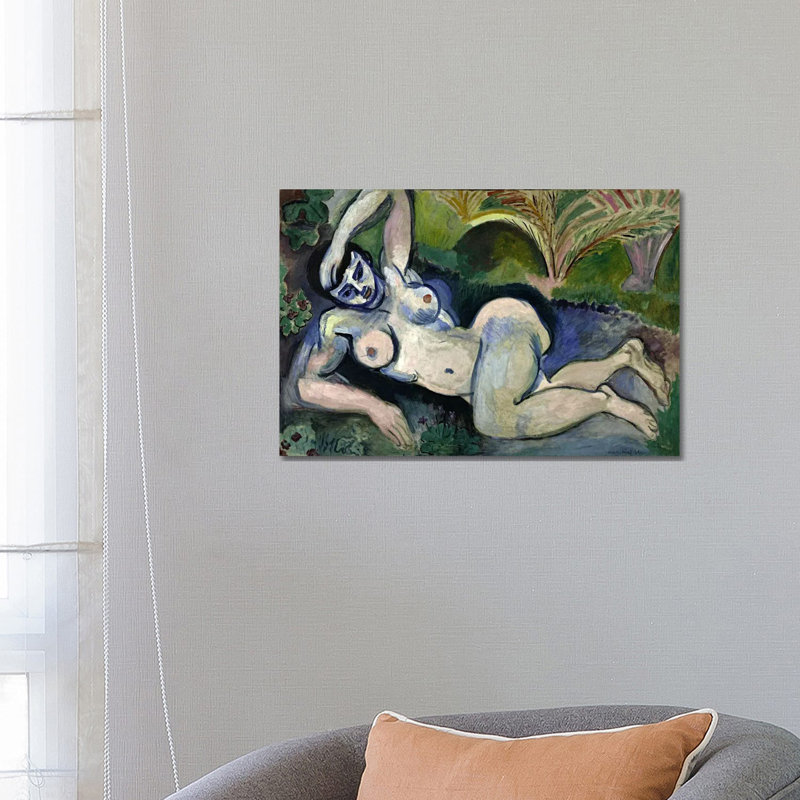 Blue Nude Or Souvenir Of Biskra (1906) by Henri Matisse - Wrapped Canvas Gallery-Wrapped Canvas Giclée