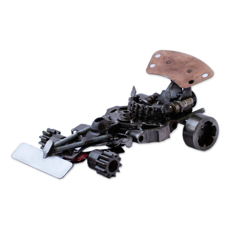 Figurine de la partie auto-cycle en métal à 1 voiture de première formule Hofmeister