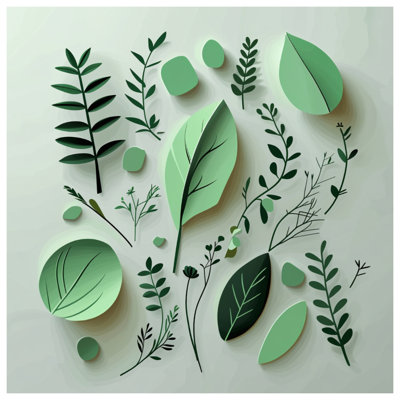 Édredon de style scandinave Leaves Bedding
