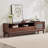 Black walnut simple TV cabinet