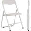Table pliante en acier avec chaises rembourrées en cuir, coussins confortables, structure robuste, compact pour manger, étudier, jeux-2094531360-2094531362