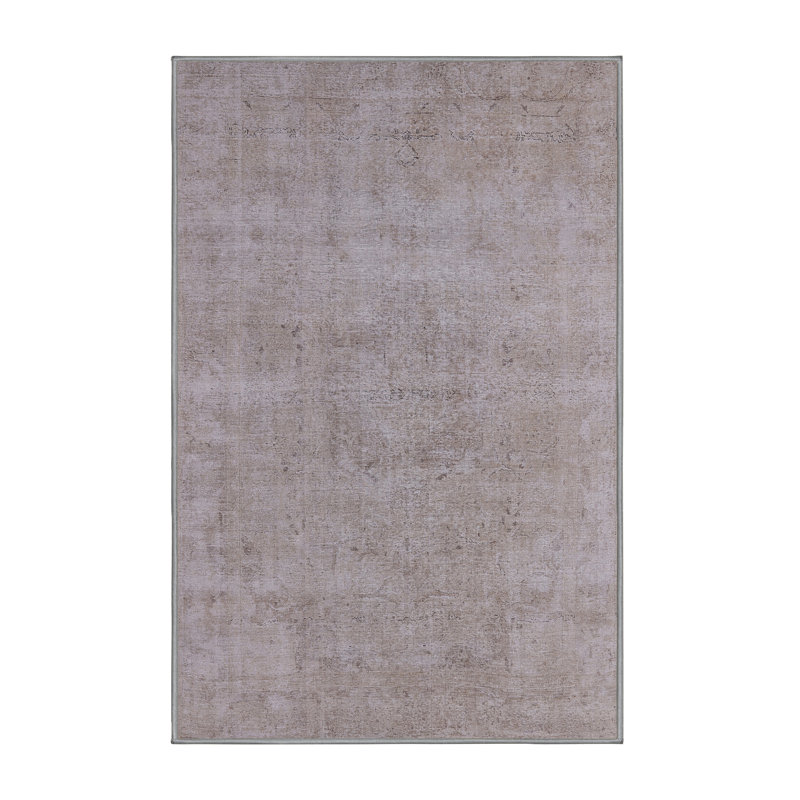 Tapis gris Seema, Rectangle 5 pi x 7 pi