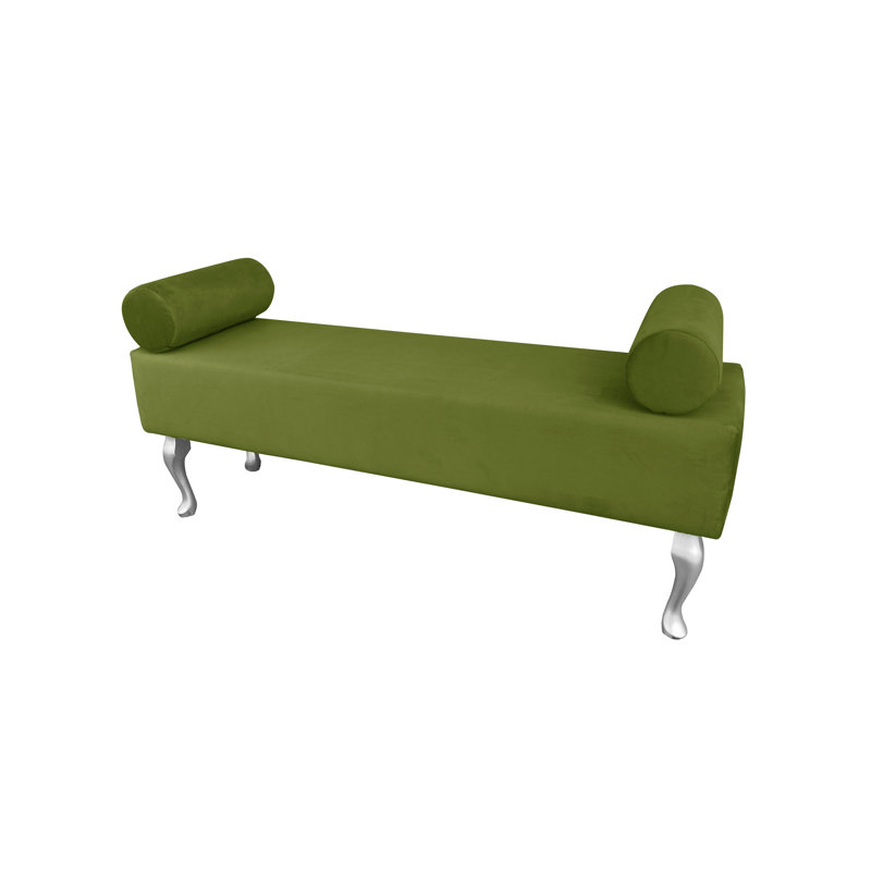 Upholstered Bench, Green