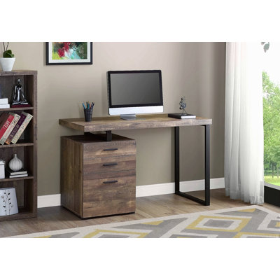 Computer Desk, Home Office, Laptop, Left, Right Set-Up, Storage Drawers, 48"L, Work, Contemporary, Modern by Lark Manor