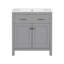 Meuble-lavabo 30 po avec lavabo en céramique-126719158