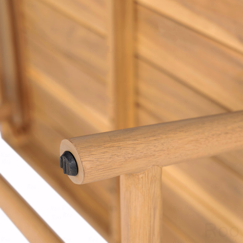 Table basse de patio en bois d'acacia