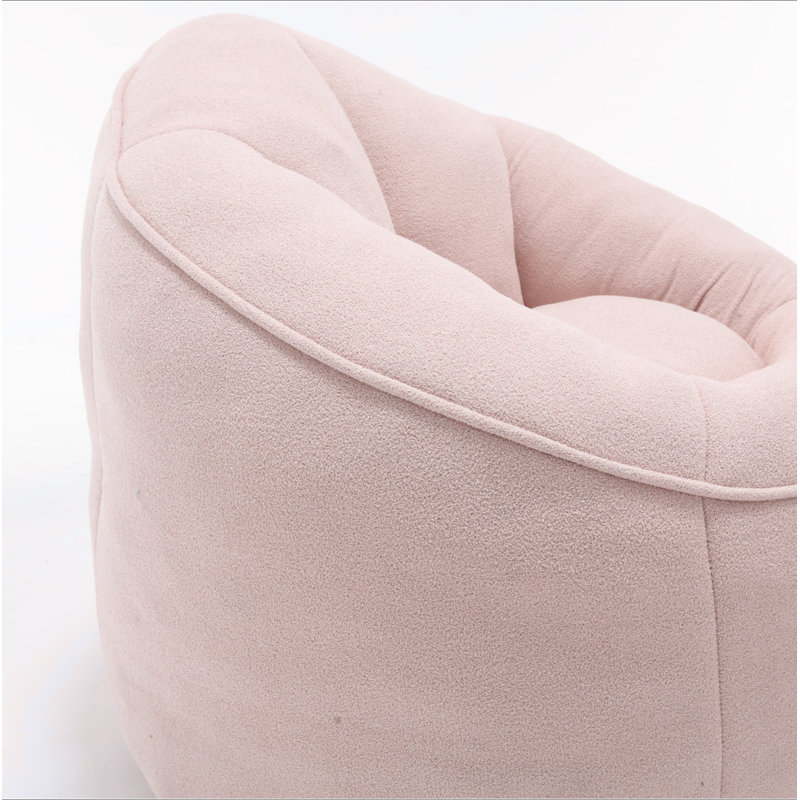 Fauteuil à billes Bedding, Coton rose