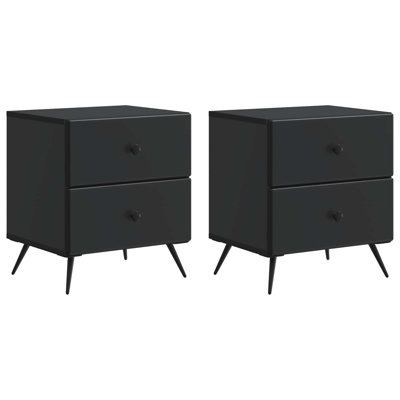 43cm W Manufactured Wood Bedside Table