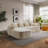 Chenille Boneless L-shaped Sectional Sofa With Curved Armrests And 4 Pillows, , Space-saving Compressed Design, Left-facing-1792597106