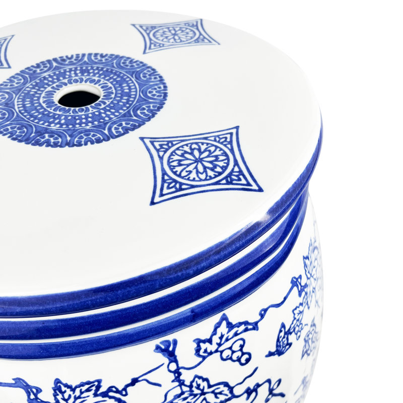 Tabouret en céramique de style chinois