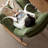 Ironwork bionic eggshell rocking chair