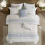 Ensemble d'édredon très grand rayé en jacquard 100% coton Morgan 6 pièces-81868514-98222902