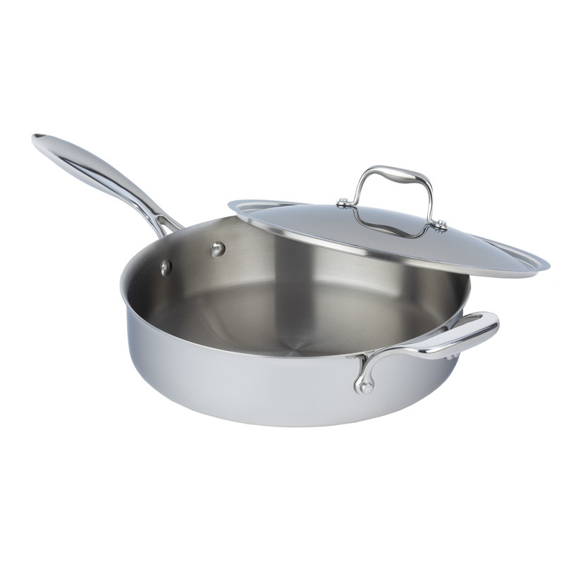 Sauteuse Meyer Supersteel 4,2 L avec couvercle