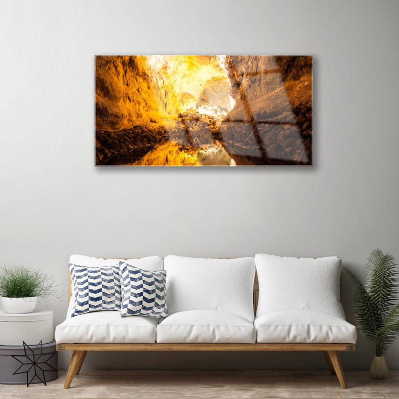 Art Abstract - No Frame Print on Glass