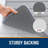 Bathroom Rugs 30x20 Inch, Extra Soft Absorbent, Grey