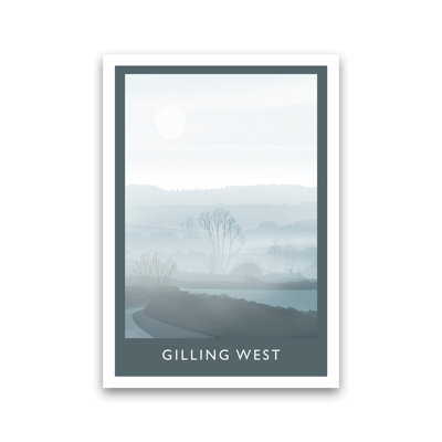 Gilling West (Winter) Portrait 1 Piece Wall Art