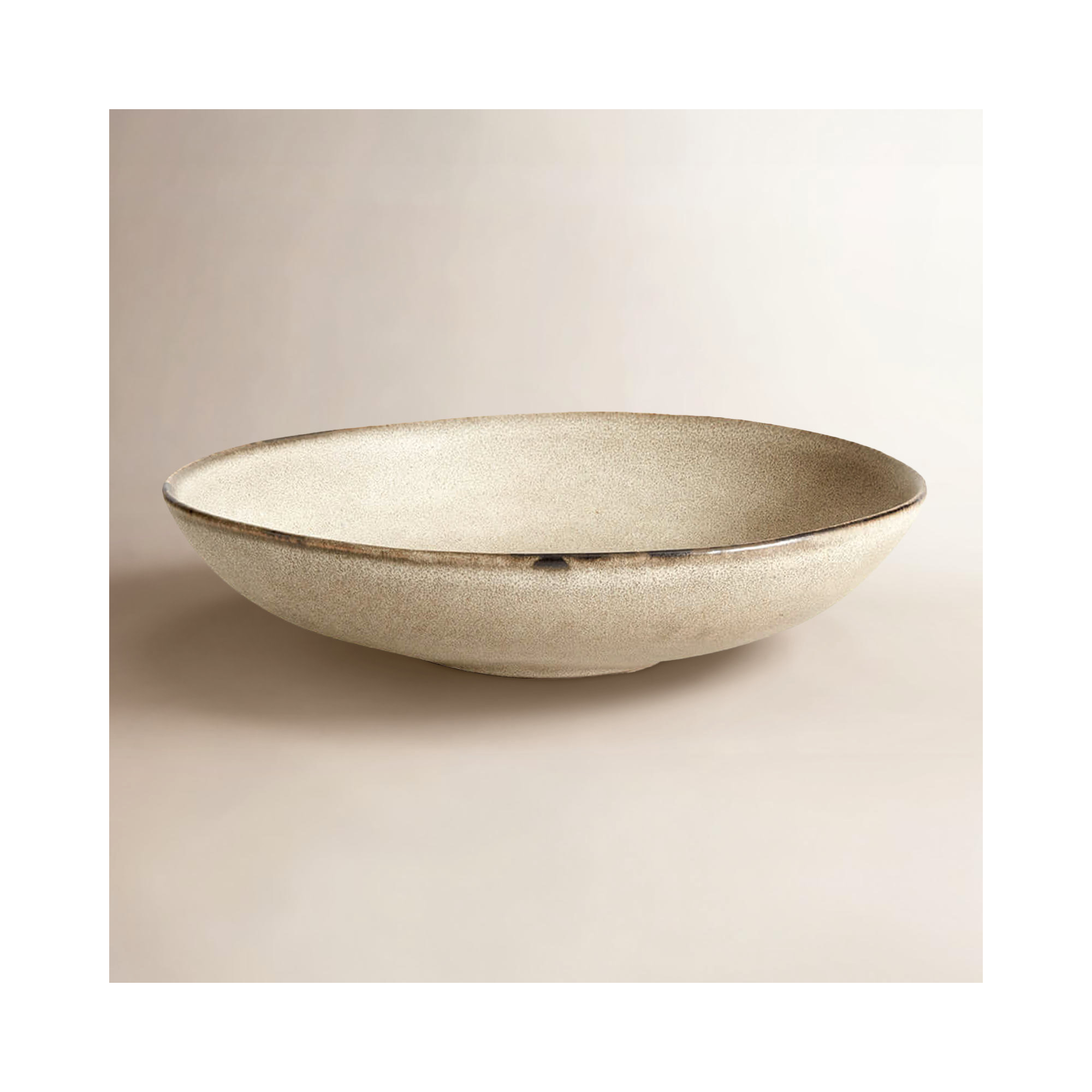 Ceramic Serving Bowl, Oyster