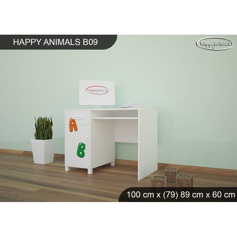 100cm Writing Desk, White