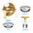 6.3 Quart Round Roll Top Chafing Dish Buffet Set, with Glass Window