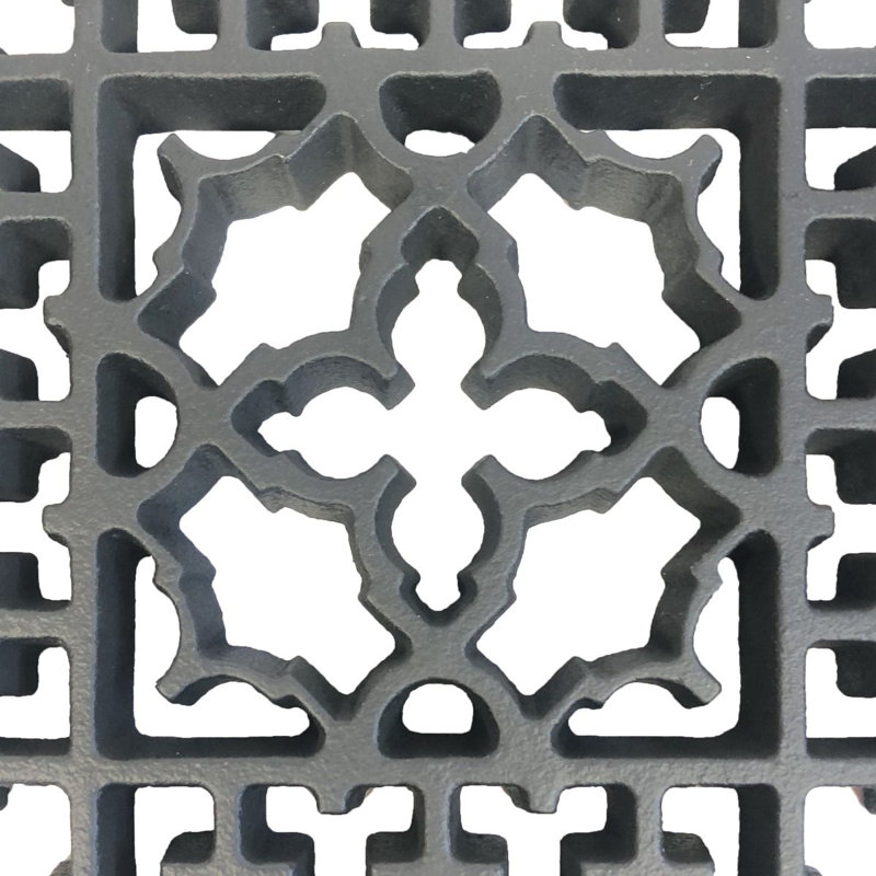 Grille 6 po x 6 po, Ouverture dans le mur (avec trous et vis)