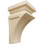 Support en bois / corbeau H 6 po x l 3,5 po x P 3,75 po-91262523
