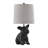 18" Resin Pig Table Lamp With Shade-611404054-611404048