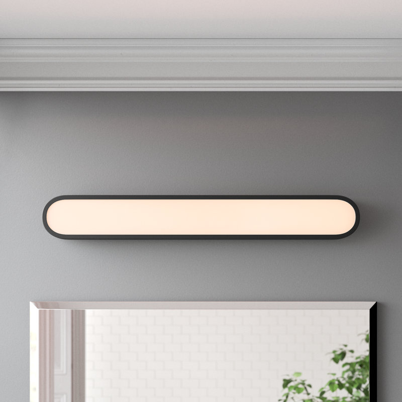 Dimmable LED Bath Bar, Black/White