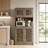 Arrastia 64.7" H 4-Door Kitchen Pantry Cabinet with Microwave Shelf
