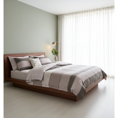  100% coton - Ensemble de housse de couette pour lit double / très grand 3 pièces (comprend: 1 housse de couette 104 po x 90 po et deux taies décoratives 20 po x 36 po)