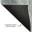 Tapis bleu sarcelle de qualité supérieure lavable à la machine Cerrito AMF567-109607270