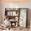 Bibliothèque standard pour enfants, tablette de rangement Montessori pour livres, idéale pour la chambre d'enfant ou la crèche.-631736080-631736084