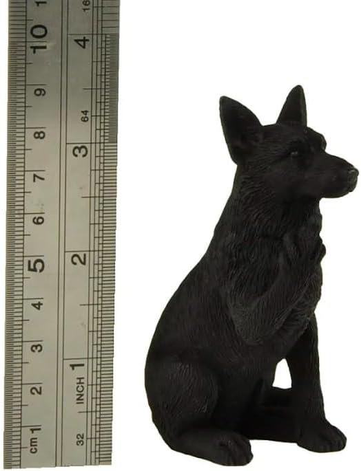 Figurine de doigt de berger allemand noir Jfsm Inc.