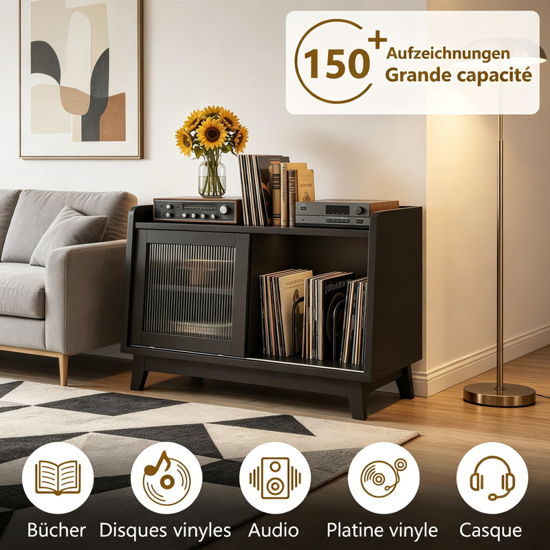 55cm H Media Shelves