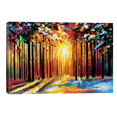 Sun Of January by Leonid Afremov - Wrapped Canvas Painting