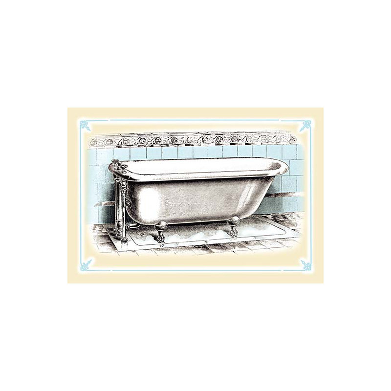 « a baignoire », impression