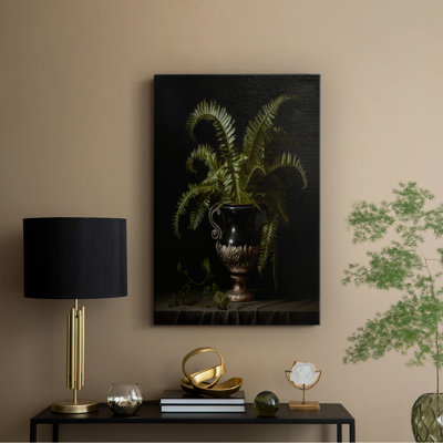 Série FLORAL CCX III - Toile tendue avec châssis de qualité supérieure - Prêt à être accroché