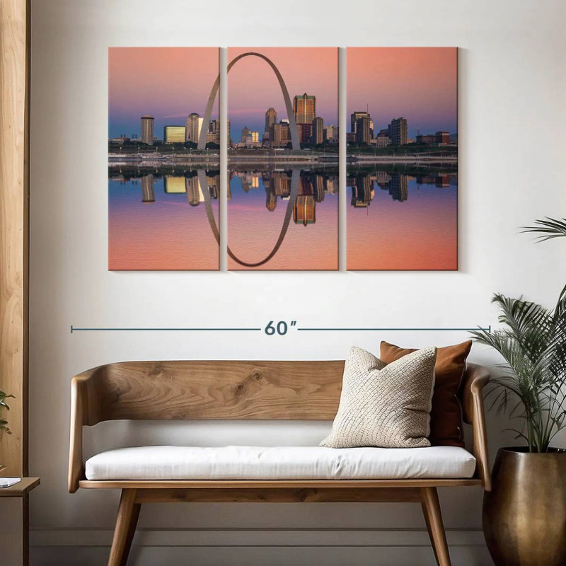 Rorry St Louis Skyline, 32" H x 50" W