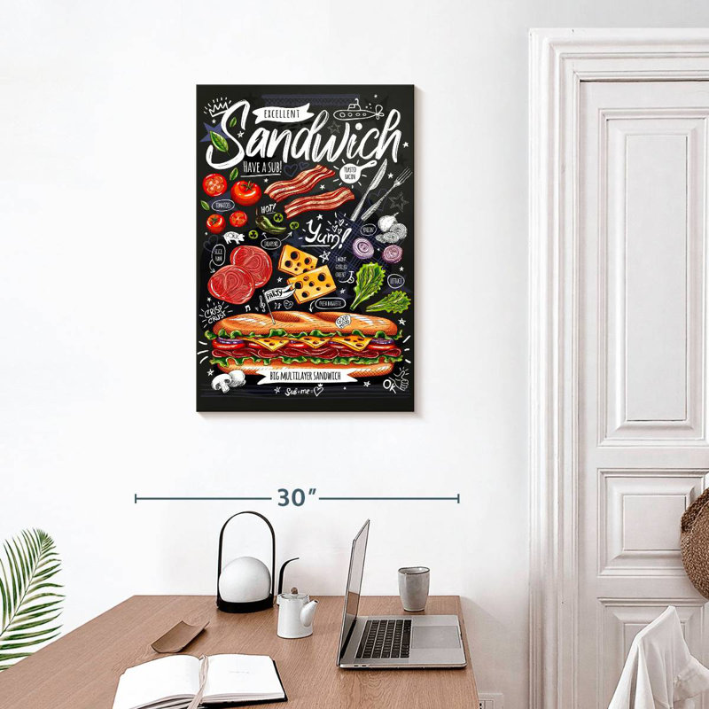Yarlin Sandwich Poster, 30" H x 20" W