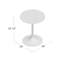 Tulip Aluminum Side Table-655119357