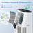 Yesurprise 14000 BTU Portable Air Conditioner with Dehumidifier Function and Fan