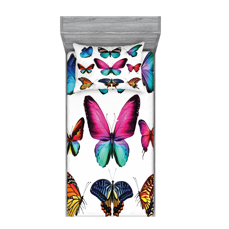 Microfiber Sheet Set, Twin XL Sheet Set with Fitted Sheet