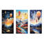 «High Flying Fantasy Hot Air Balloon Adventure», ensemble d'art mural sur toile en montgolfière-1556955436-1556955437
