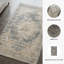 Tapis oriental bleu / brun clair-22798747