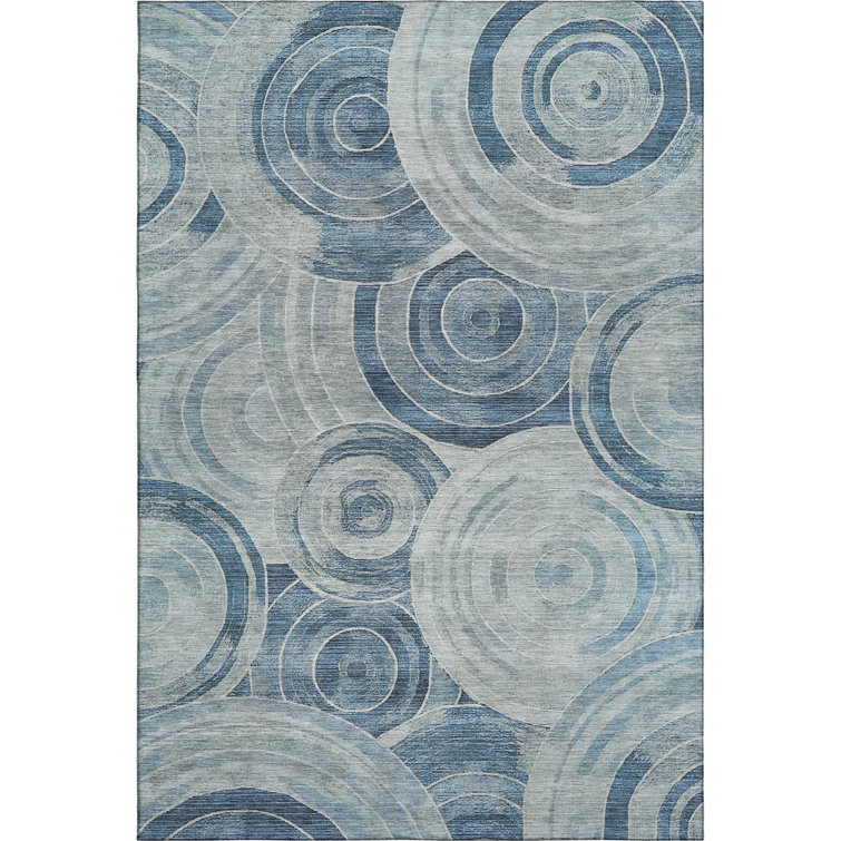 Premium Machine Washable Lubbers AMF1750 Geometric Rug