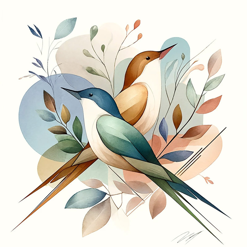 «Nature's Sonata» sur toile, H 24 po x l 24 po x P 1,5 po