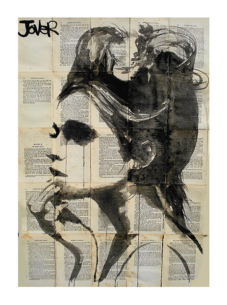 Loui Jover - Painting, 80cm H x 60cm W, No Mount